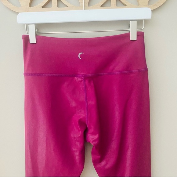 ZYIA Cropped Leggings Purple/Pink Sz 6-8 - Picture 8 of 9